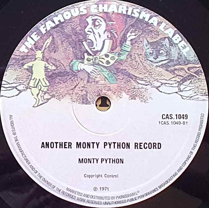 CAS 1049 Another Monty Python record Monty Python from the BBC records and Tapes library Label